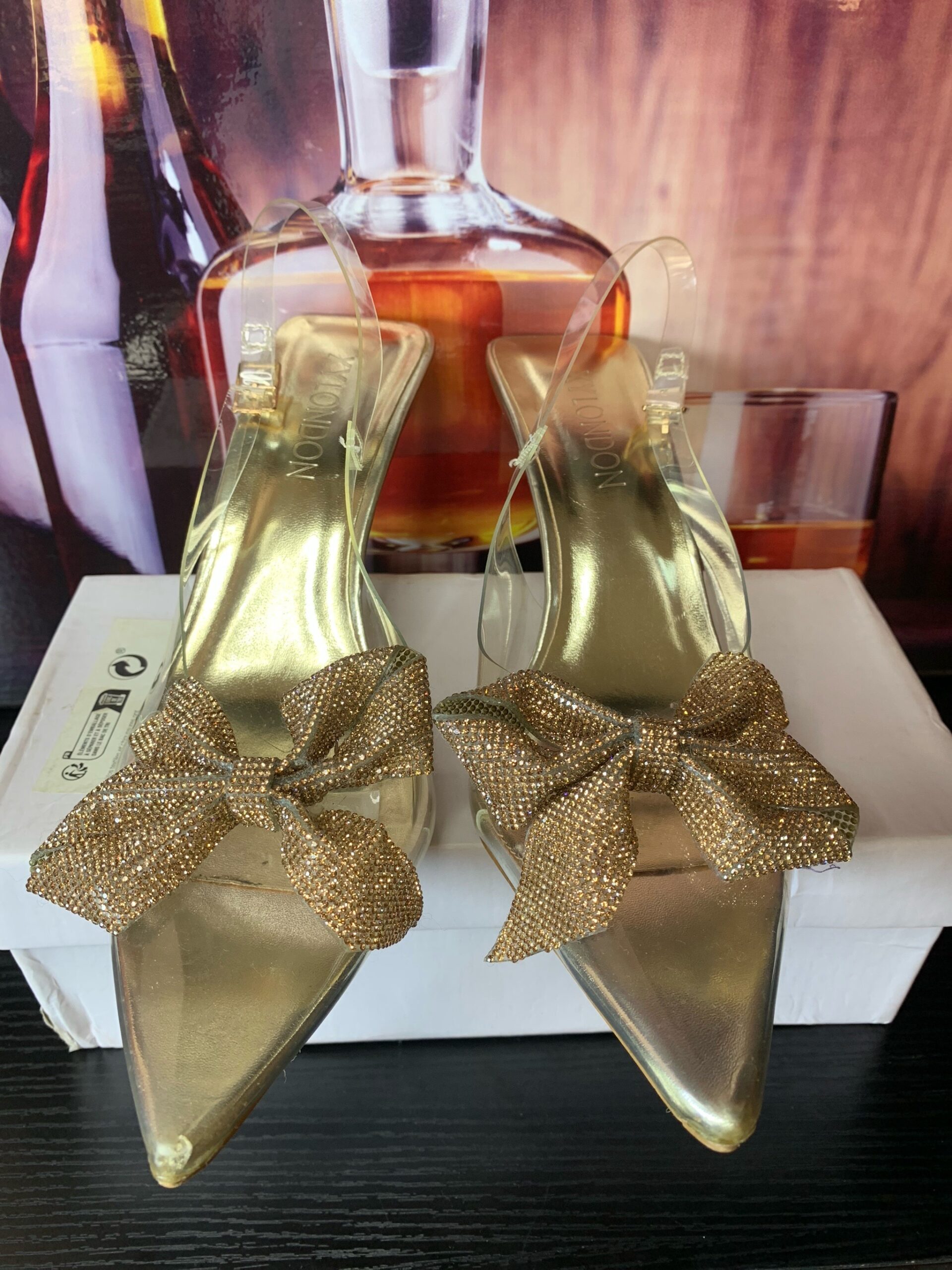 Clear Perspex Slingback Heels 3 Clear Perspex Slingback Heels - Image 3