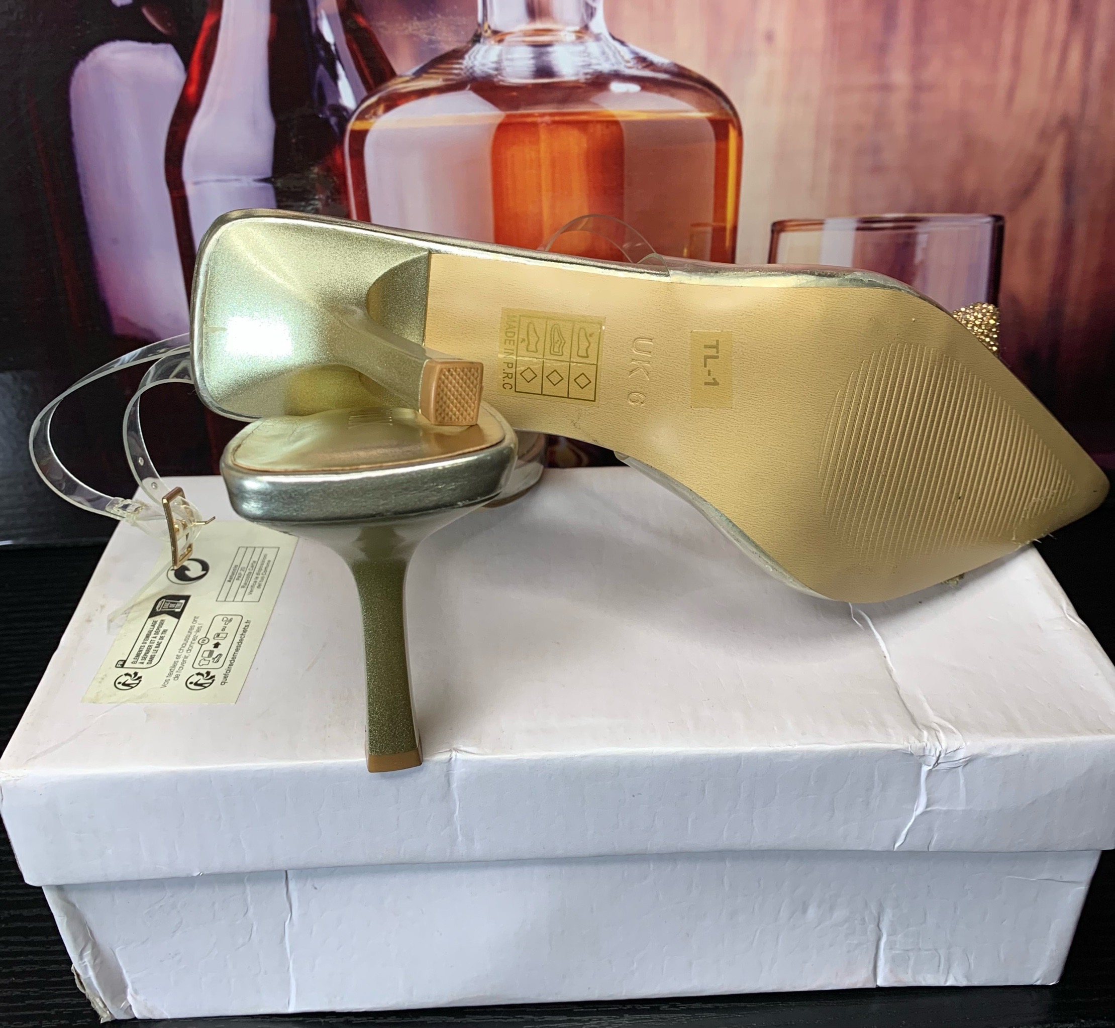 Clear Perspex Slingback Heels 4 Clear Perspex Slingback Heels - Image 4