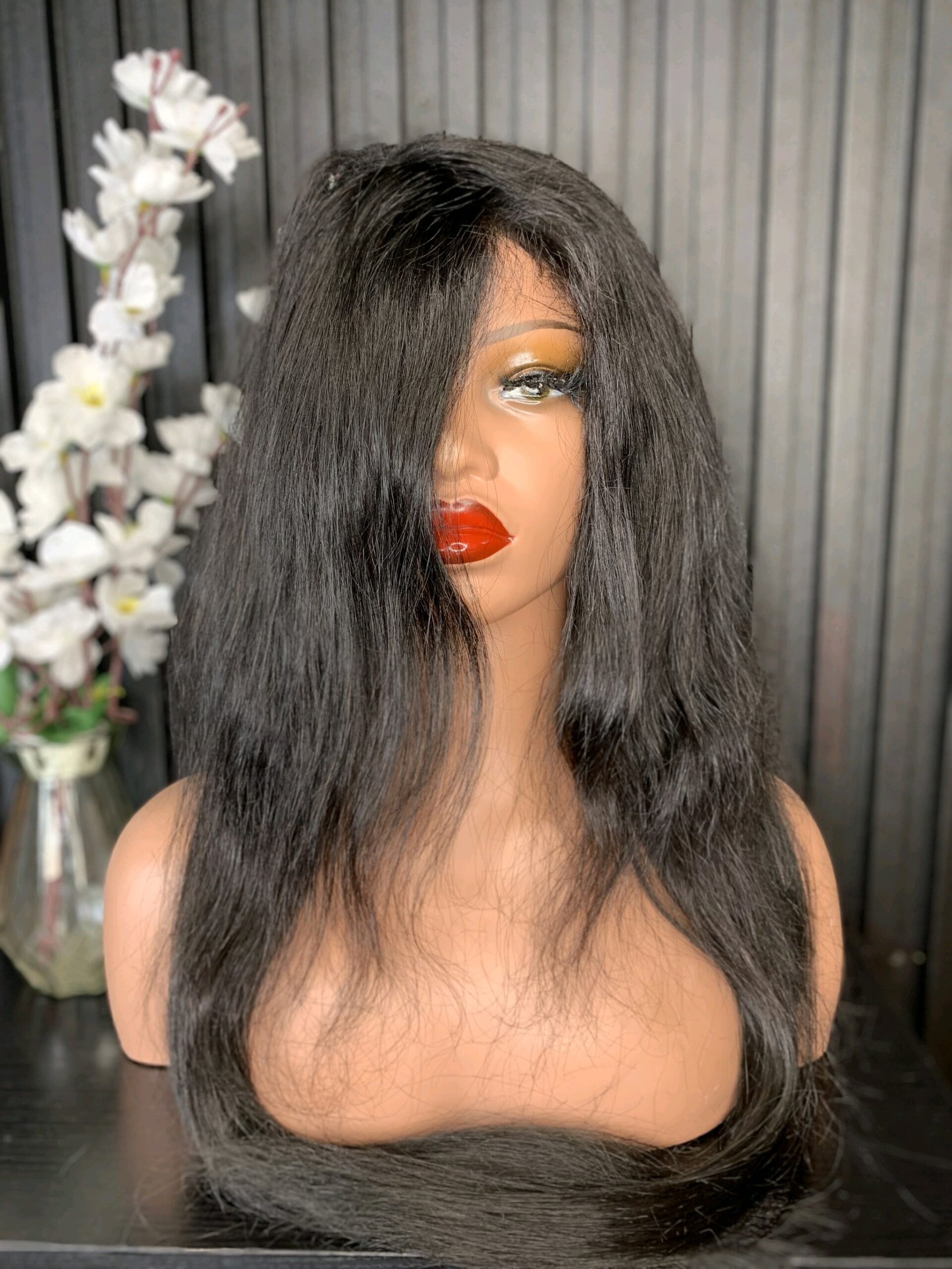 Straight Human Hair Wig 5 Straight Human Hair Wig - Image 5