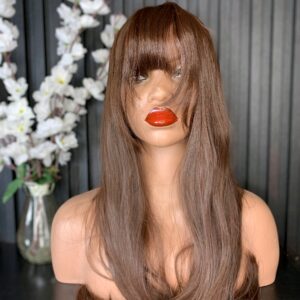 Brown Human Hair Wig