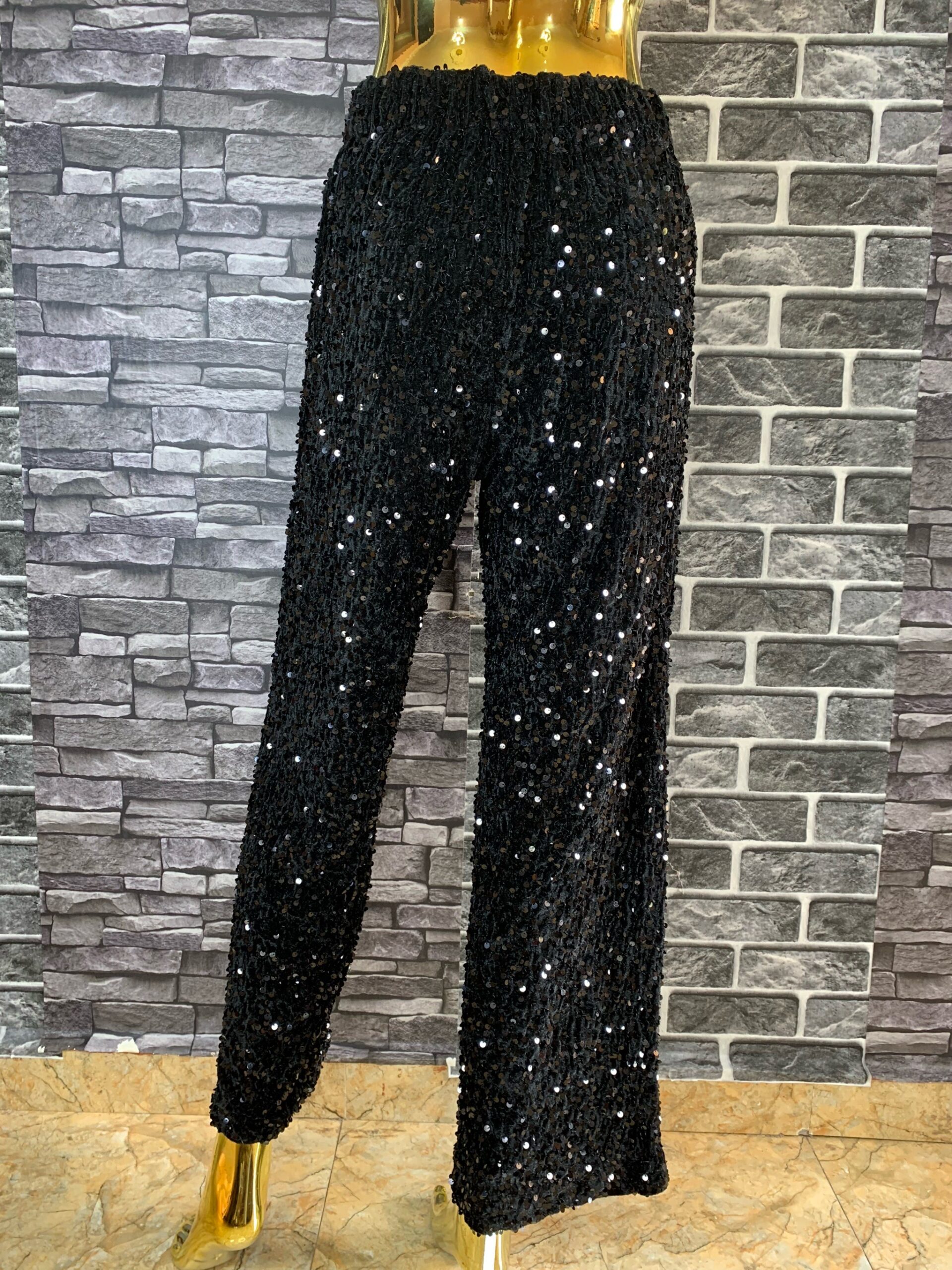 Sequin Wide Leg Pants 3 Sequin Wide Leg Pants - Image 3