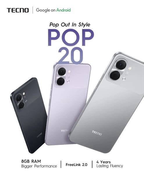 Powerful TECNO POP 20 Smartphone – 64GB Storage + 4GB 3 Powerful TECNO POP 20 Smartphone – 64GB Storage + 4GB - Image 3