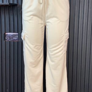 Wide Leg Cargo Sweatpants