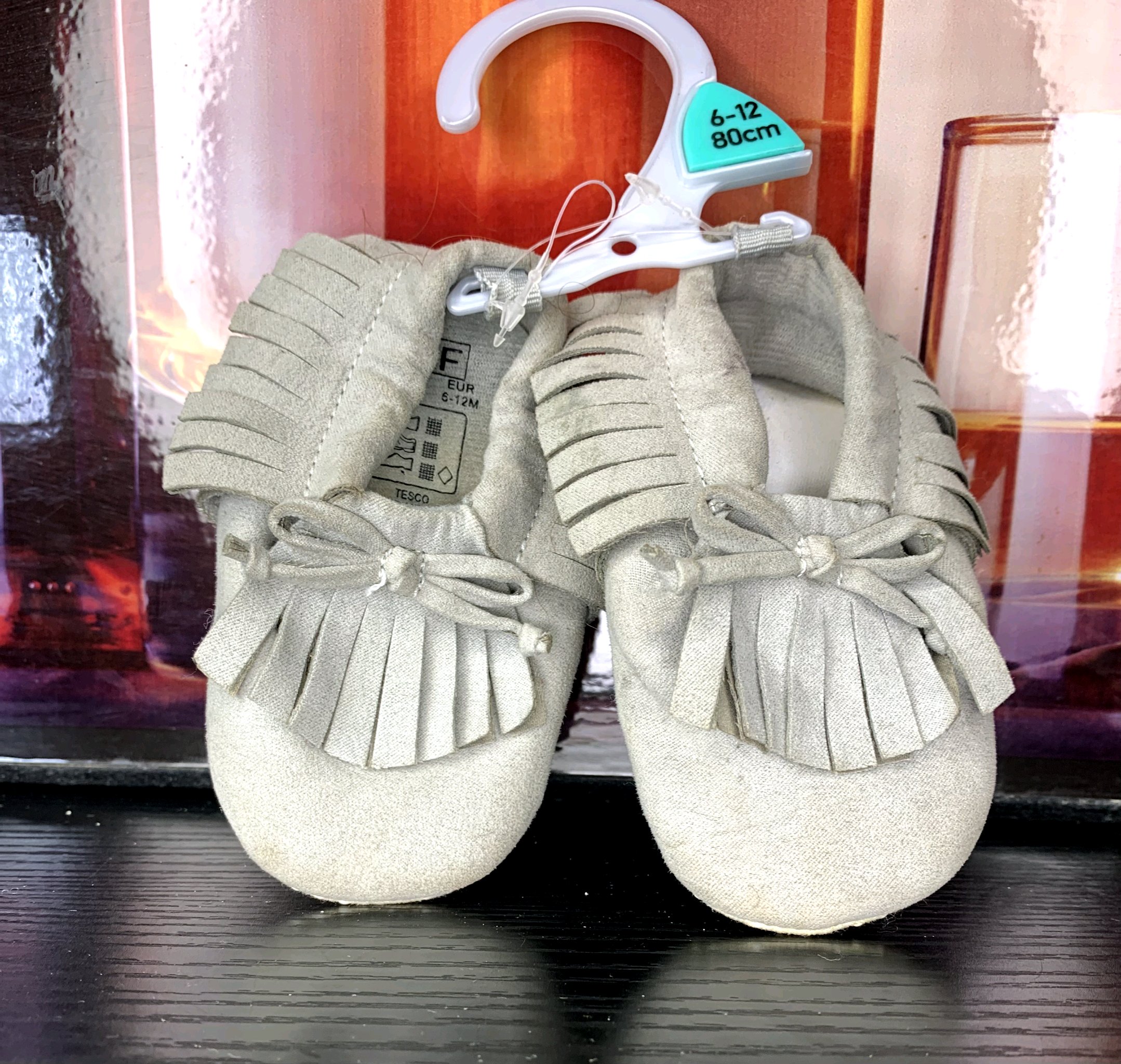 Baby Girl Fringe Moccasin Shoe 1 Baby Girl Fringe Moccasin Shoe