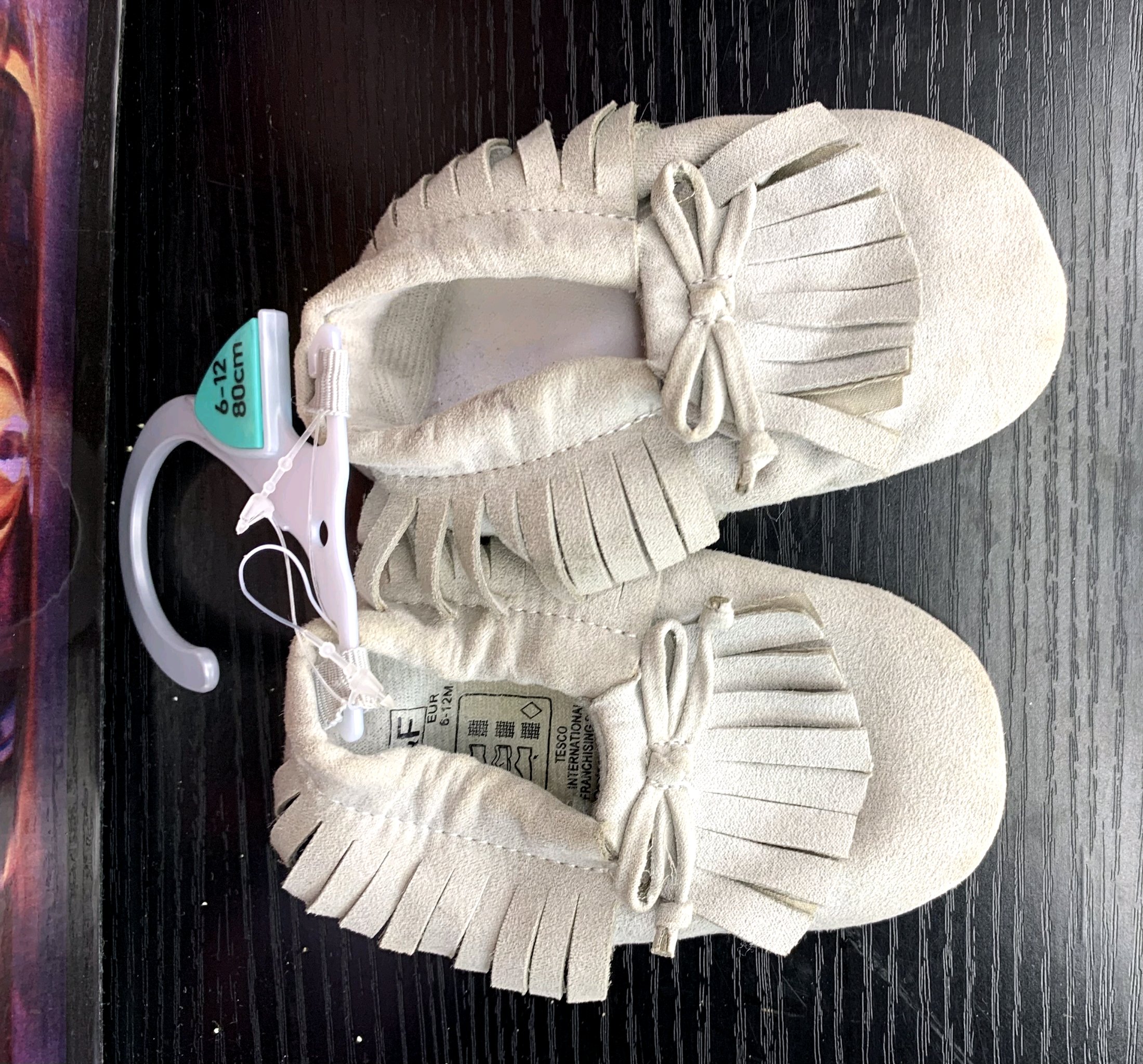 Baby Girl Fringe Moccasin Shoe 3 Baby Girl Fringe Moccasin Shoe - Image 3