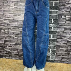Stylish Wide Leg Denim Jeans