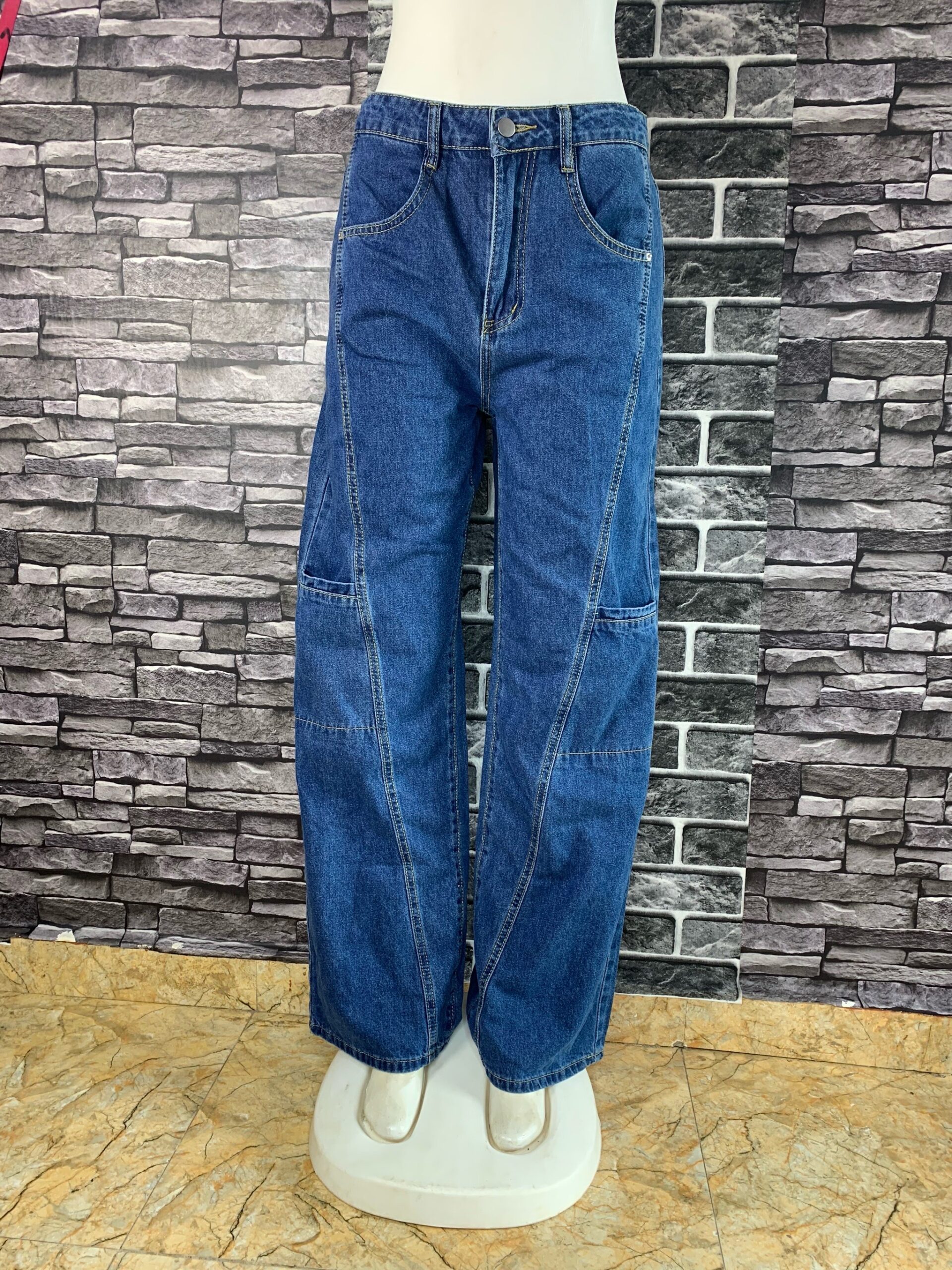 Stylish Wide Leg Denim Jeans 1 Stylish Wide Leg Denim Jeans