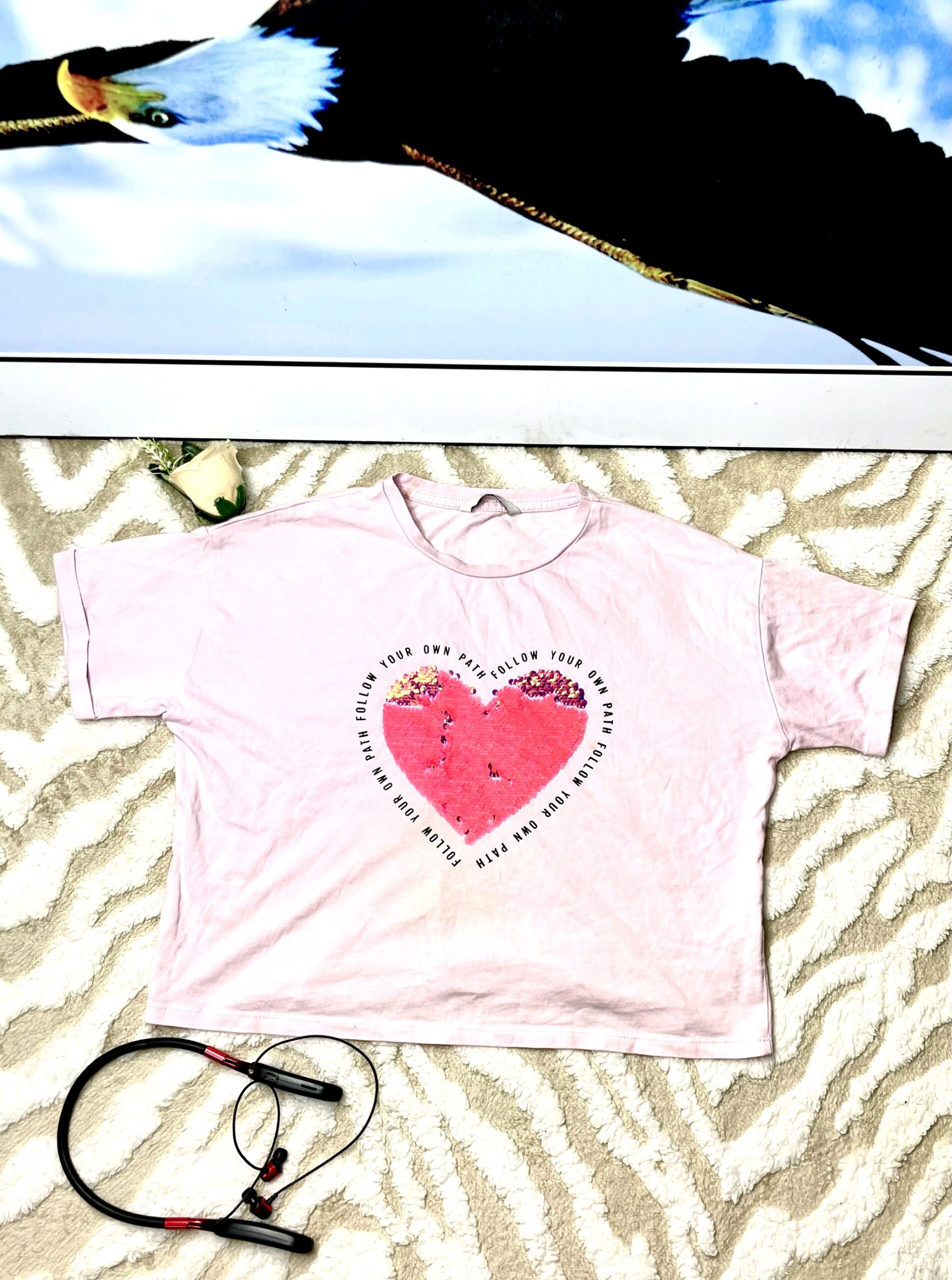 Pink Graphic T-shirt 4 Pink Graphic T-shirt - Image 4