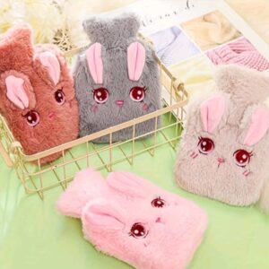🐰 Cute Bunny Plush Rubber Hot Water Bottle (Hot Water Bag for Pain Relief & Warmth)