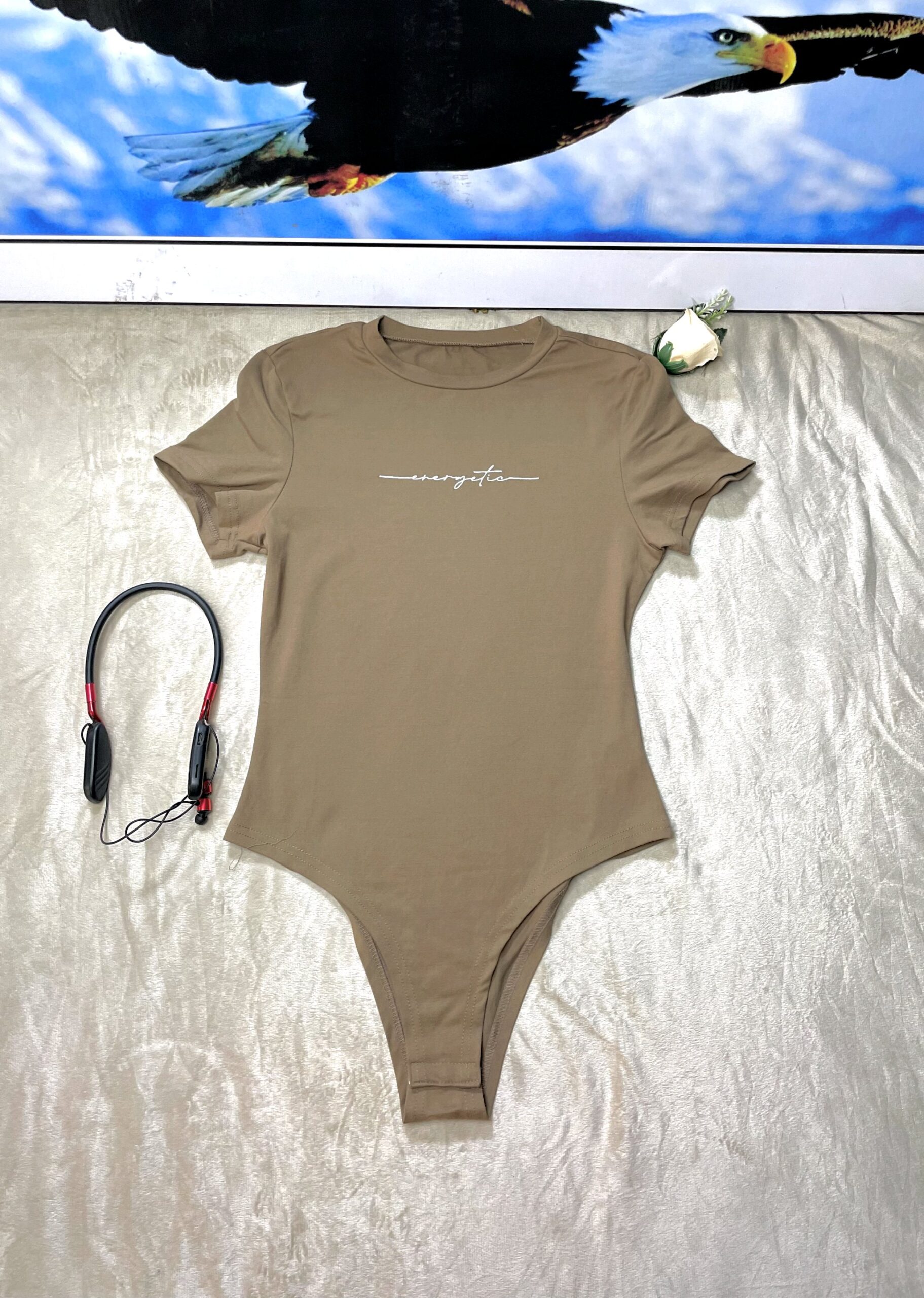 Brown Women's Bodysuit 4 Brown Women's Bodysuit - Image 4