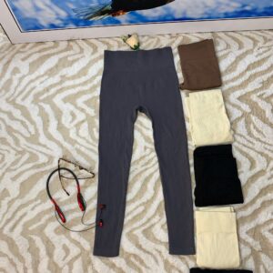 Home 21 Elegant Ribbed High Waisted Leggings