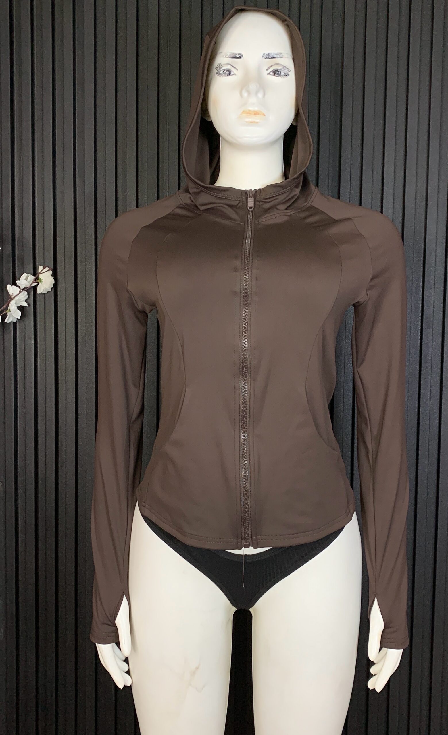 Powerful Zip Up Activewear Hoodie 4 Powerful Zip Up Activewear Hoodie - Image 4