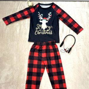 Home 13 Kids Christmas Pajamas Set