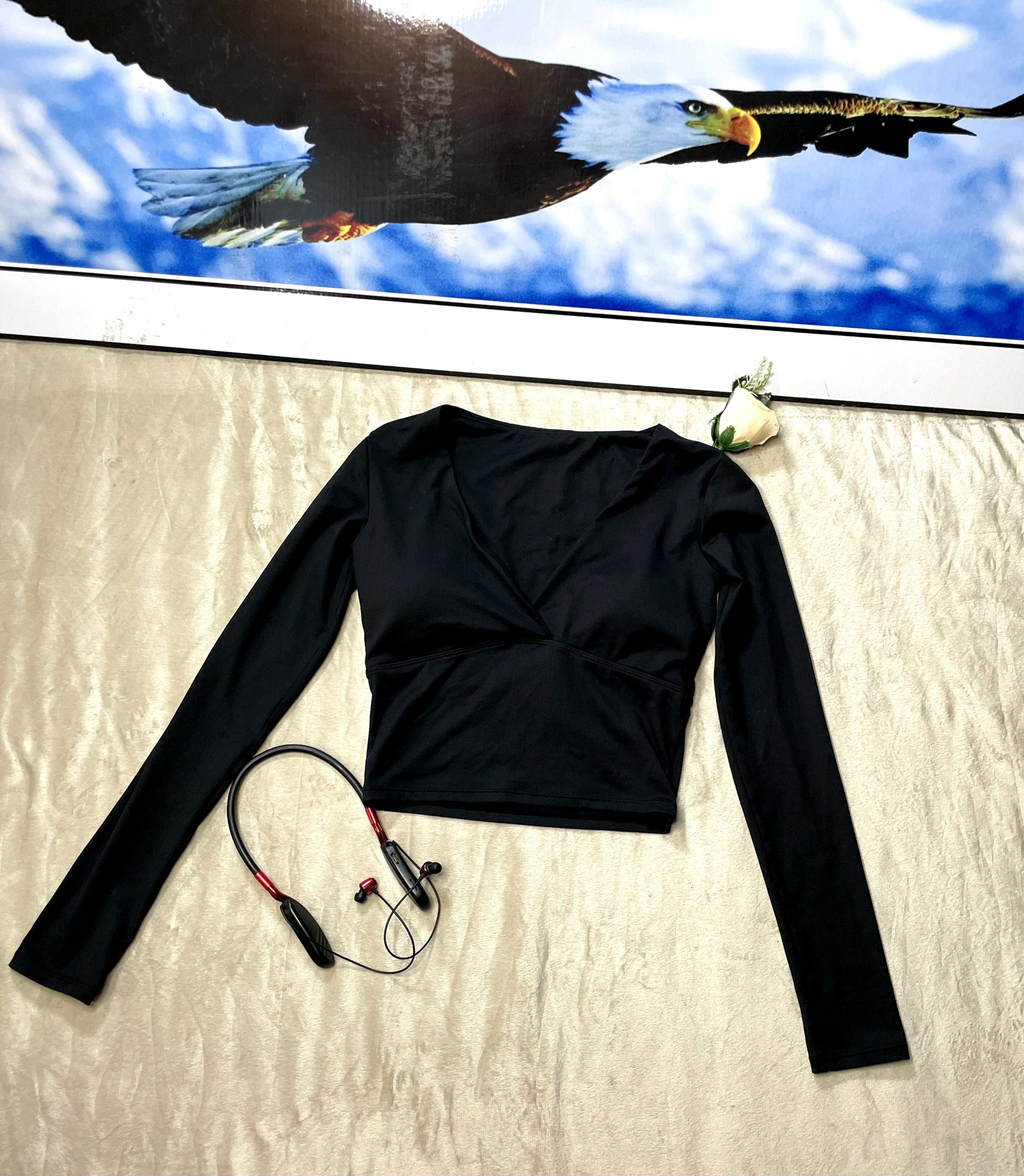 Long sleeve Crop Top 4 Long sleeve Crop Top - Image 4