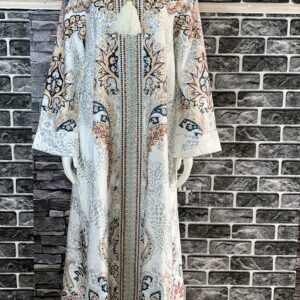 Luxury Printed Kaftan Dress
