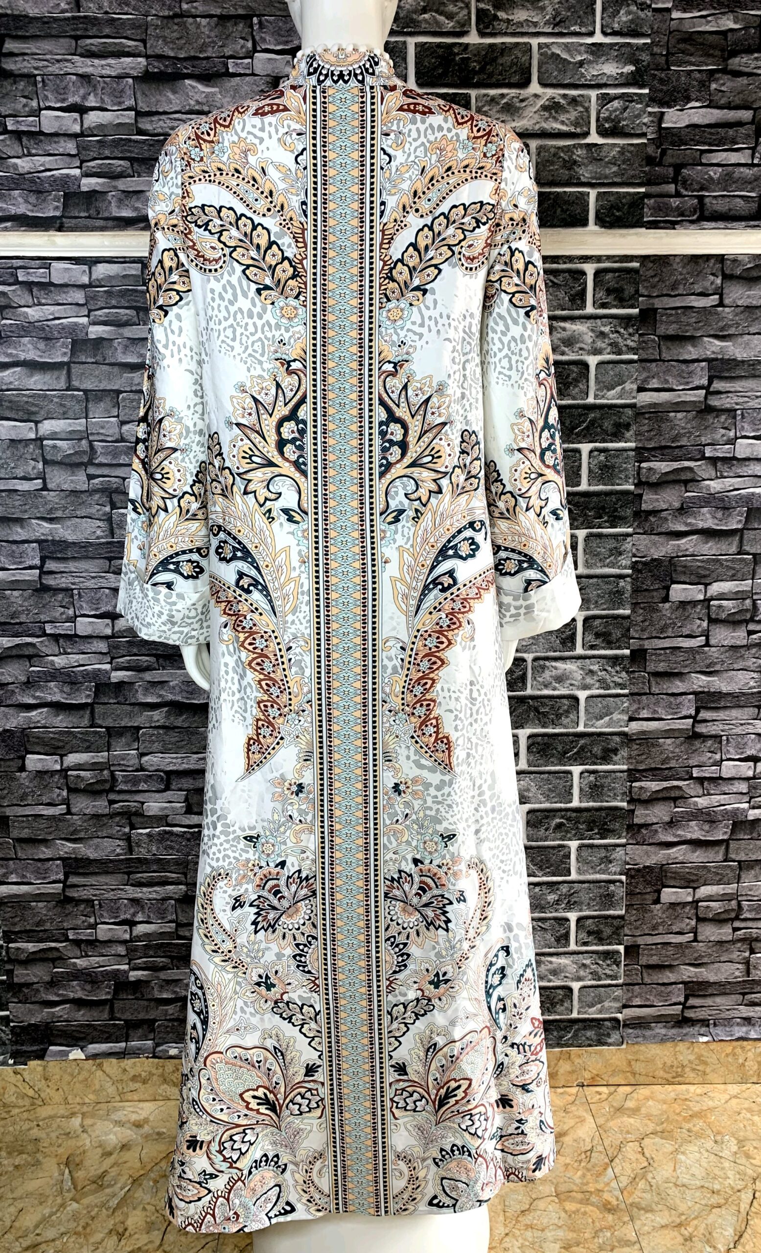 Luxury Printed Kaftan Dress 3 Luxury Printed Kaftan Dress - Image 3