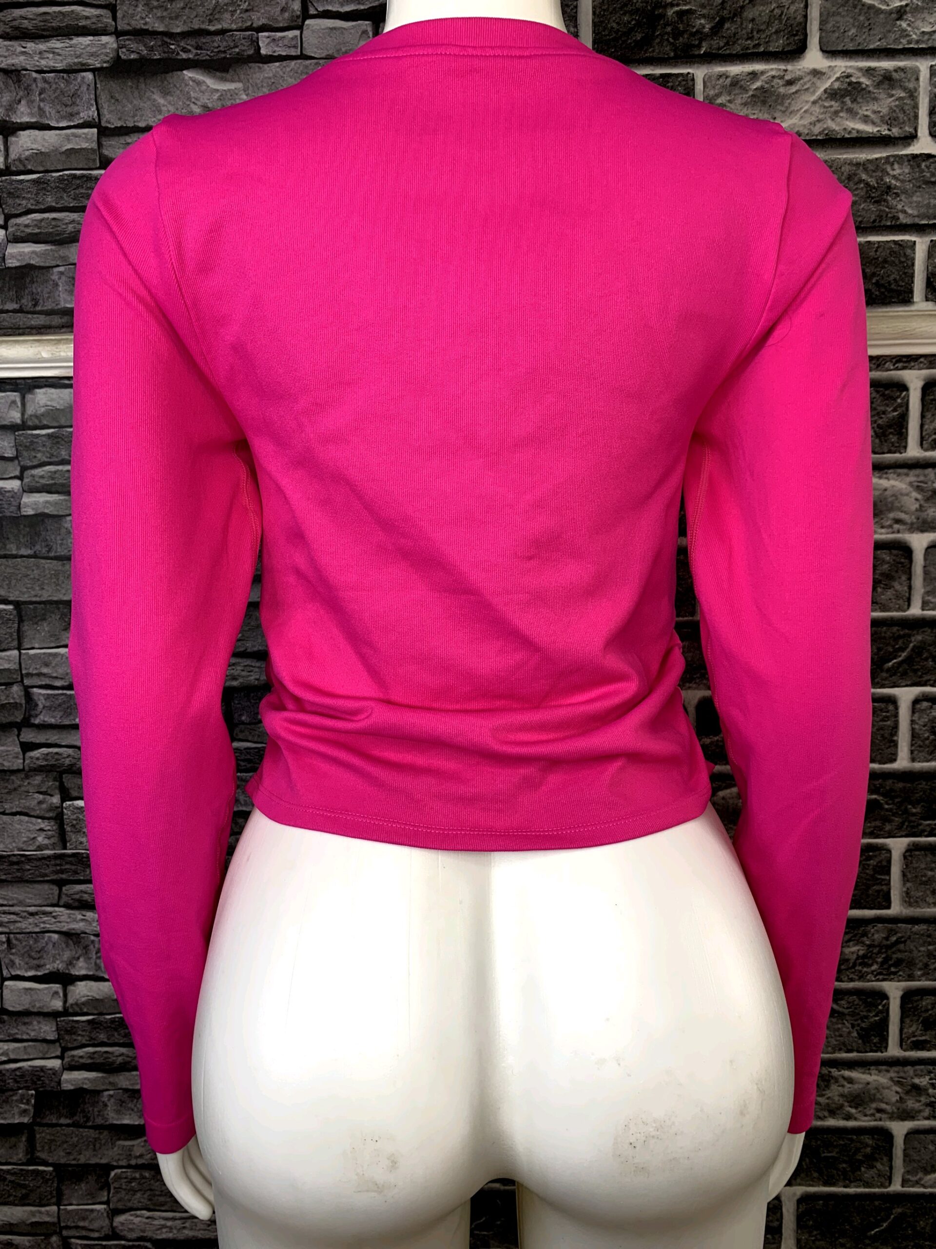Pink Asymmetrical Long sleeve Top 3 Pink Asymmetrical Long sleeve Top - Image 3