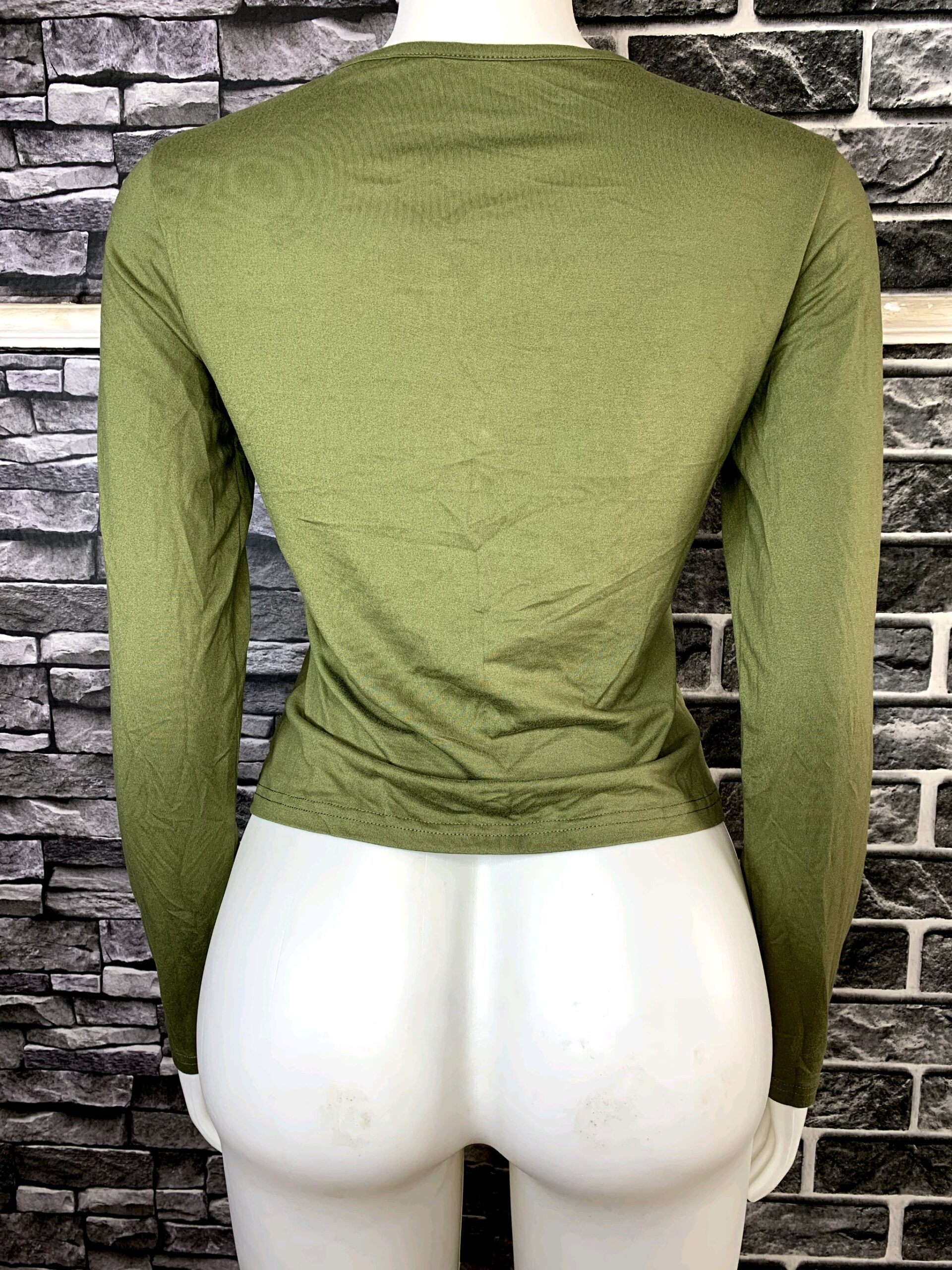 Olive Green Long sleeve Top 7 Olive Green Long sleeve Top - Image 7