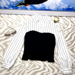 Striped Corset Blouse