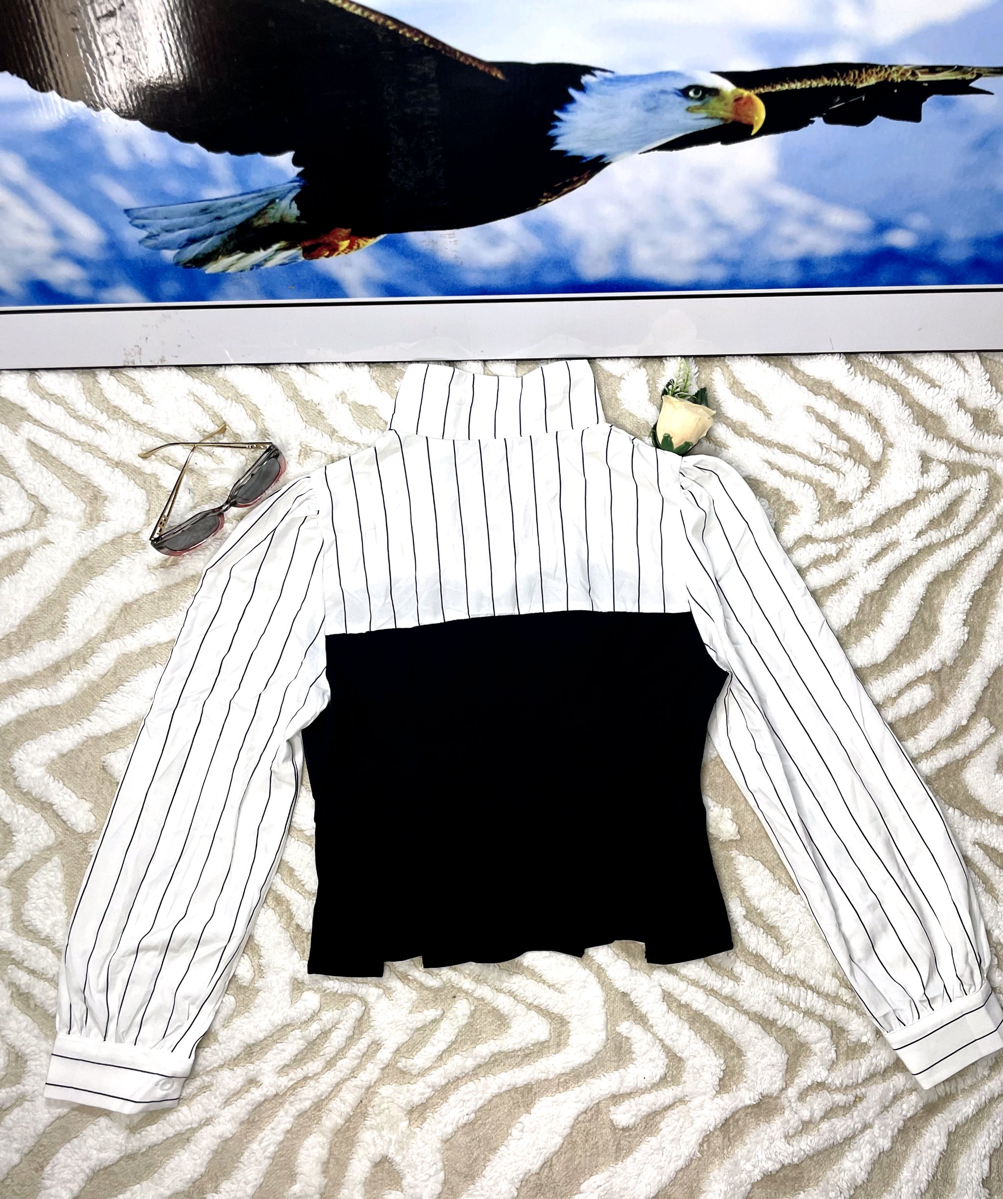 Striped Corset Blouse 3 Striped Corset Blouse - Image 3