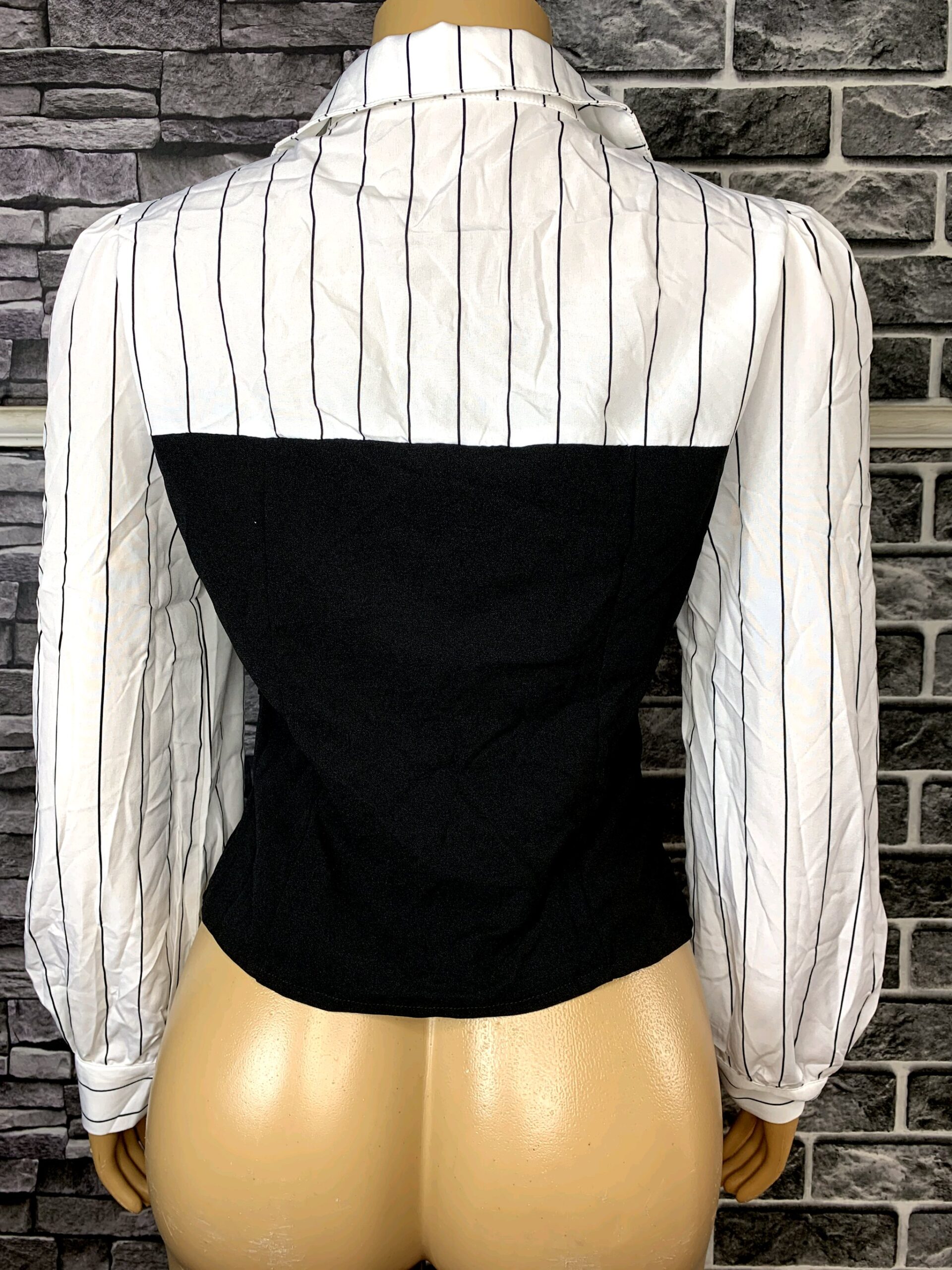 Striped Corset Blouse 5 Striped Corset Blouse - Image 5