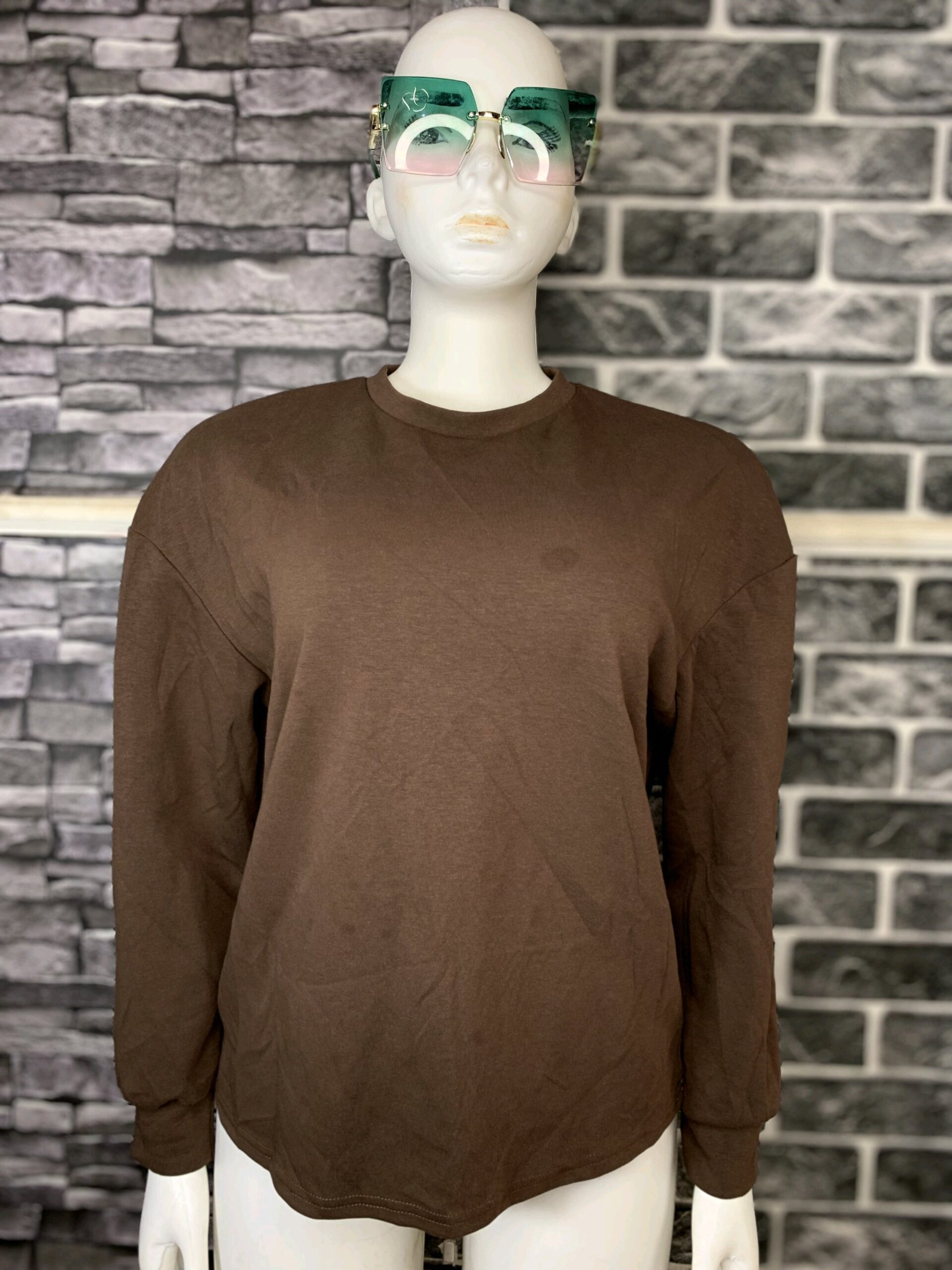 Brown Longsleeve T-shirt 5 Brown Longsleeve T-shirt - Image 5