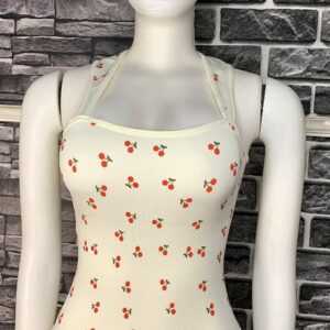 Home 16 Cherry Print Bodysuit
