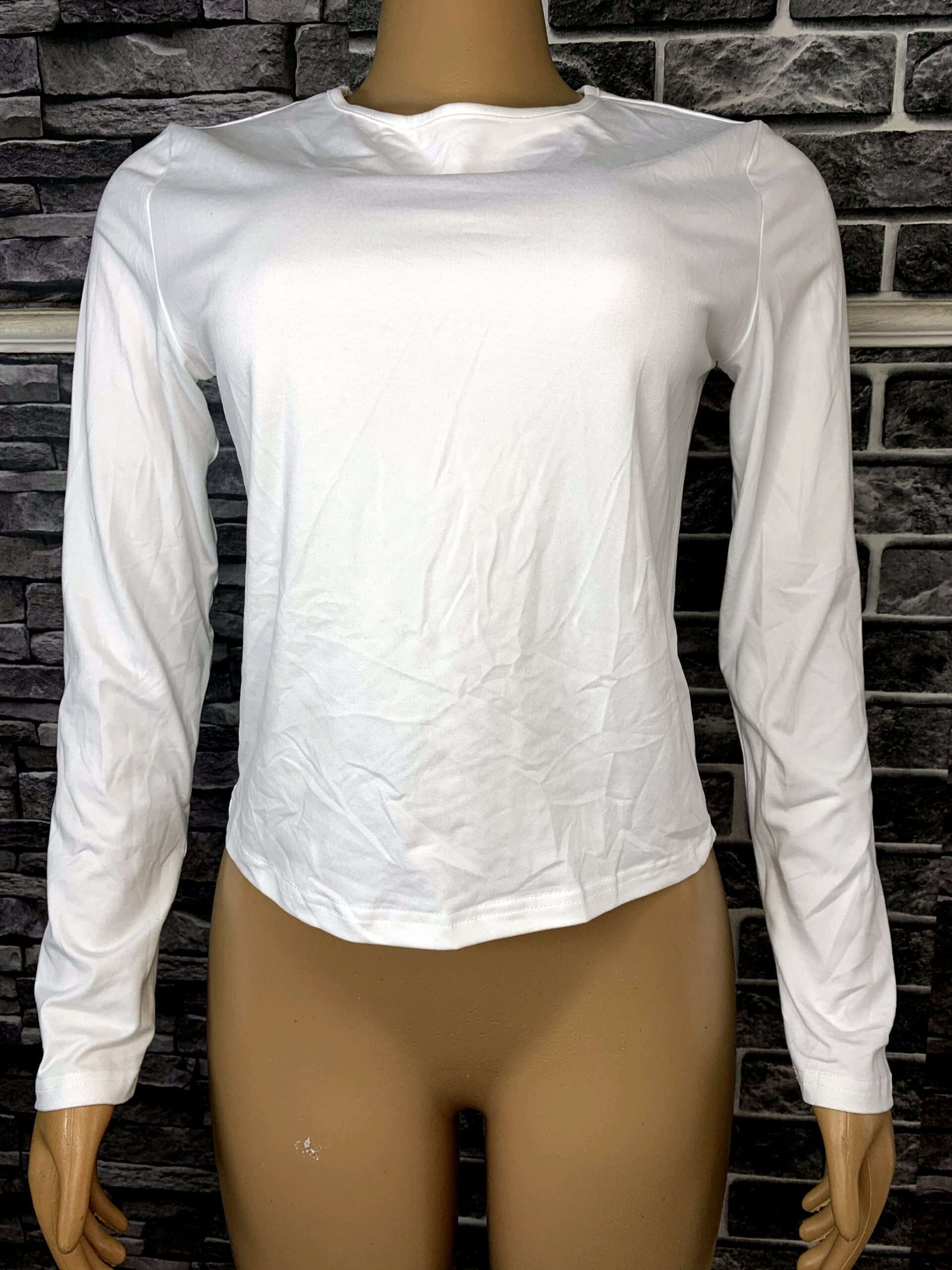 White Longsleeve Top 2 White Longsleeve Top - Image 2