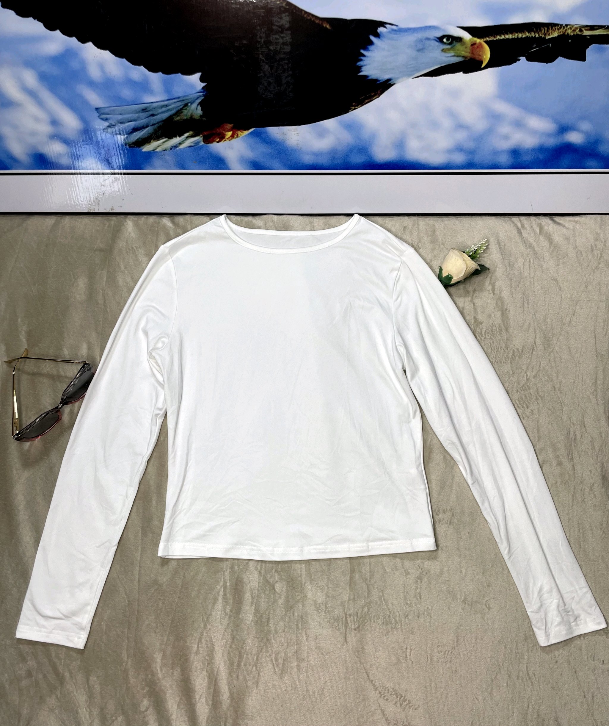 White Longsleeve Top 4 White Longsleeve Top - Image 4