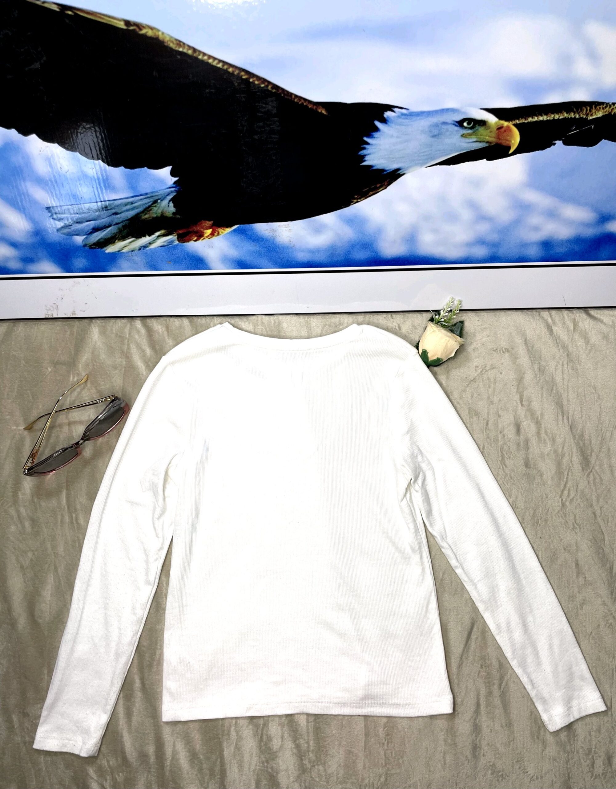 White Longsleeve Top 5 White Longsleeve Top - Image 5