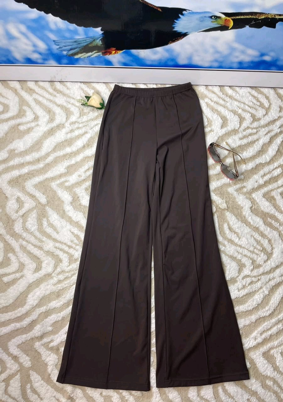 Brown Wide Leg Pant 4 Brown Wide Leg Pant - Image 4