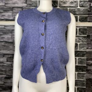 Women's Sleeveless Knit Cardigan Vest