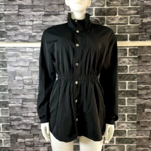 Home 21 Black Waist Gathered Jacket Dress