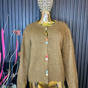 Home 15 Brown Knit Cardigan