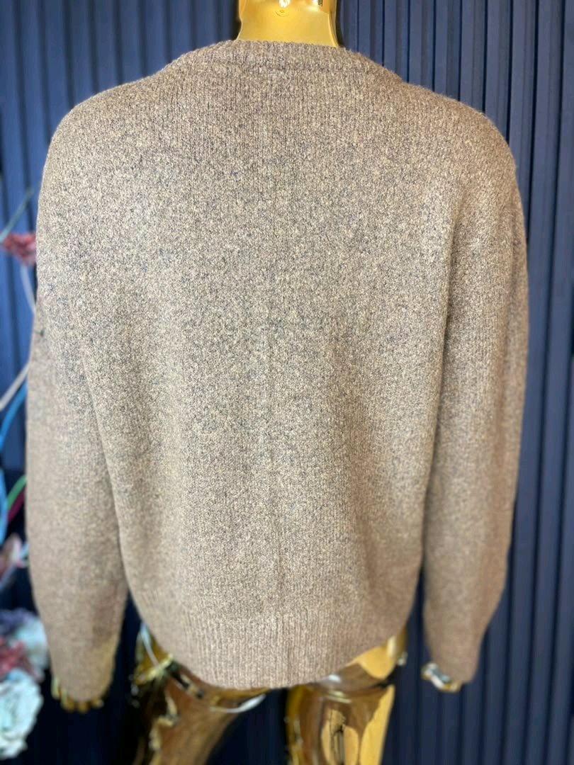 Brown Knit Cardigan 3 Brown Knit Cardigan - Image 3