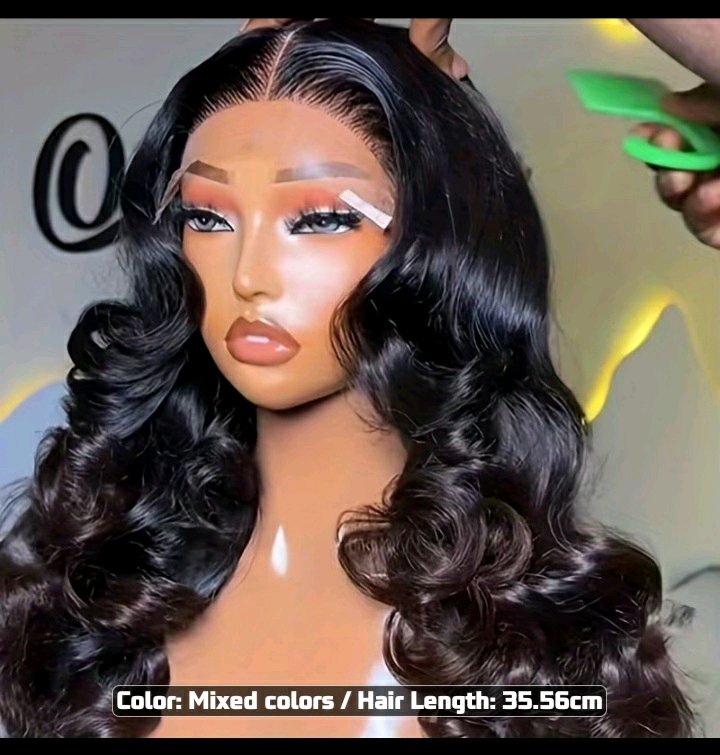 Luxury Silky Long Curly Human Hair Wig 2 Luxury Silky Long Curly Human Hair Wig - Image 2