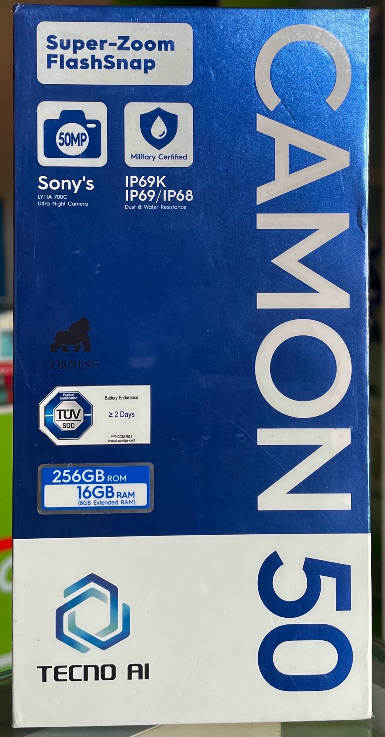 Powerful TECNO CAMON 50 (256GB ROM + 16GB RAM) 1 Powerful TECNO CAMON 50 (256GB ROM + 16GB RAM)