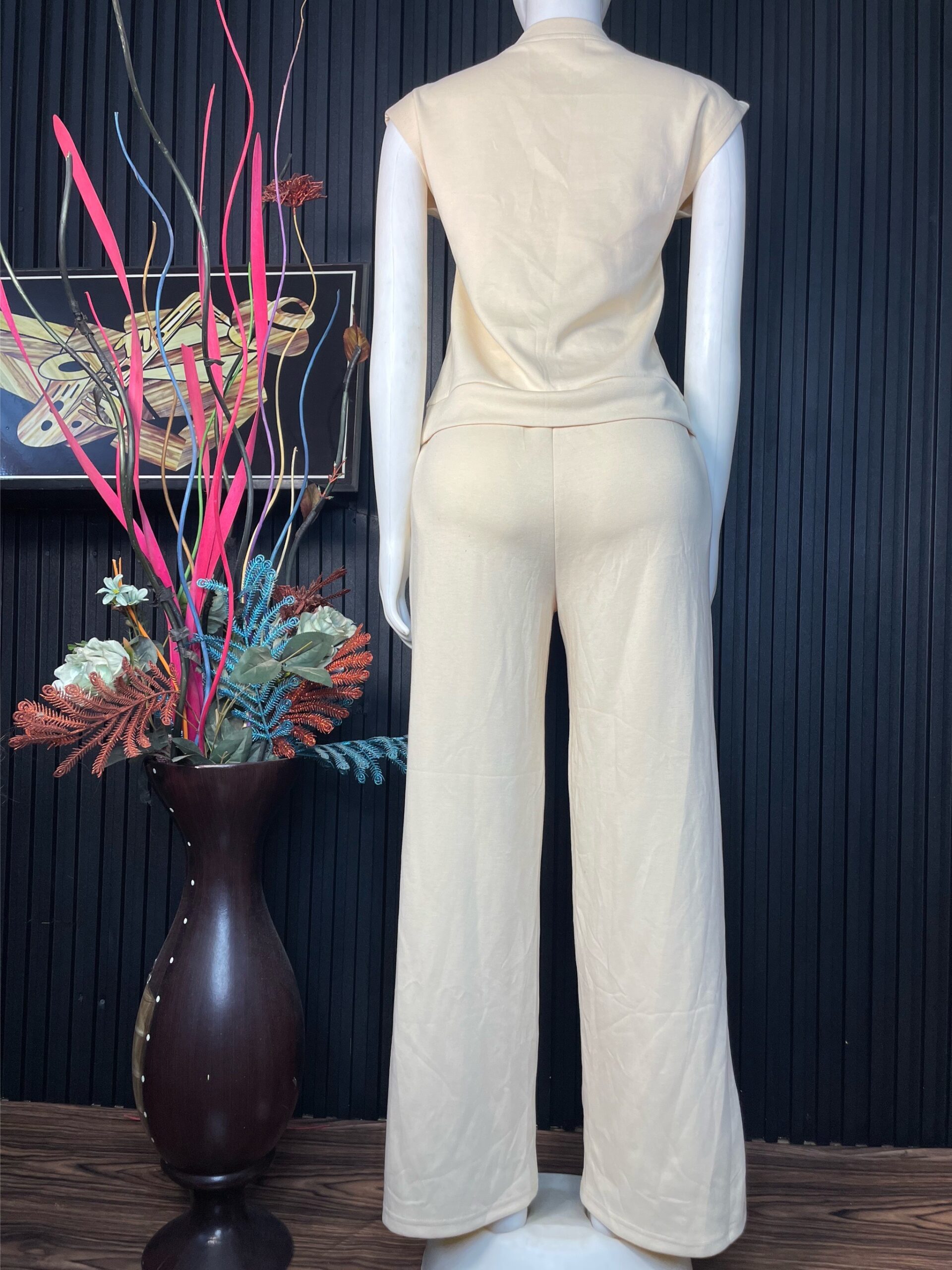 Women’s Cream Two-Piece 3 Women’s Cream Two-Piece - Image 3
