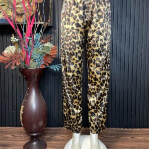 Leaopard Print Night Trouser