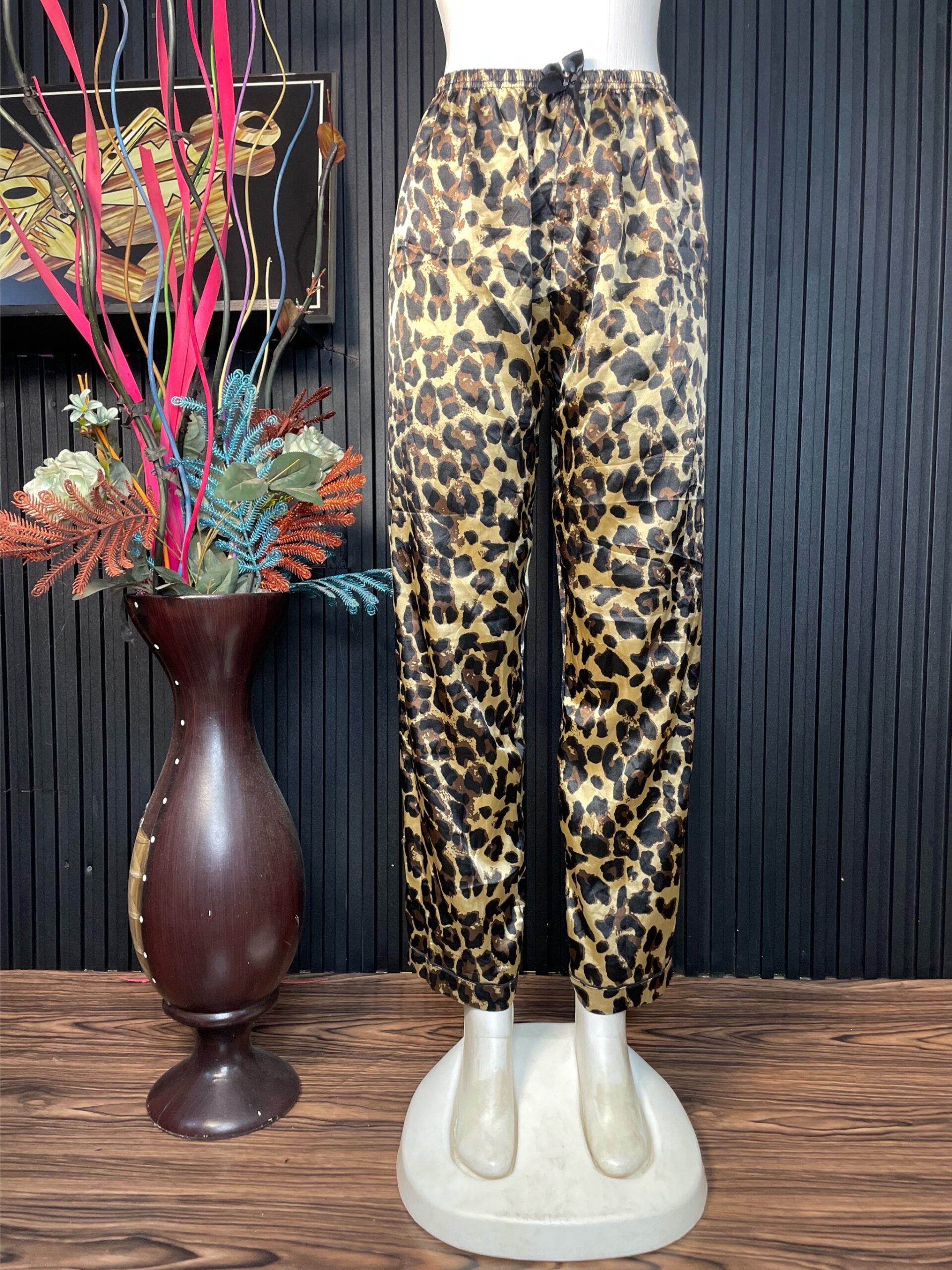 Leaopard Print Night Trouser 2 Leaopard Print Night Trouser - Image 2
