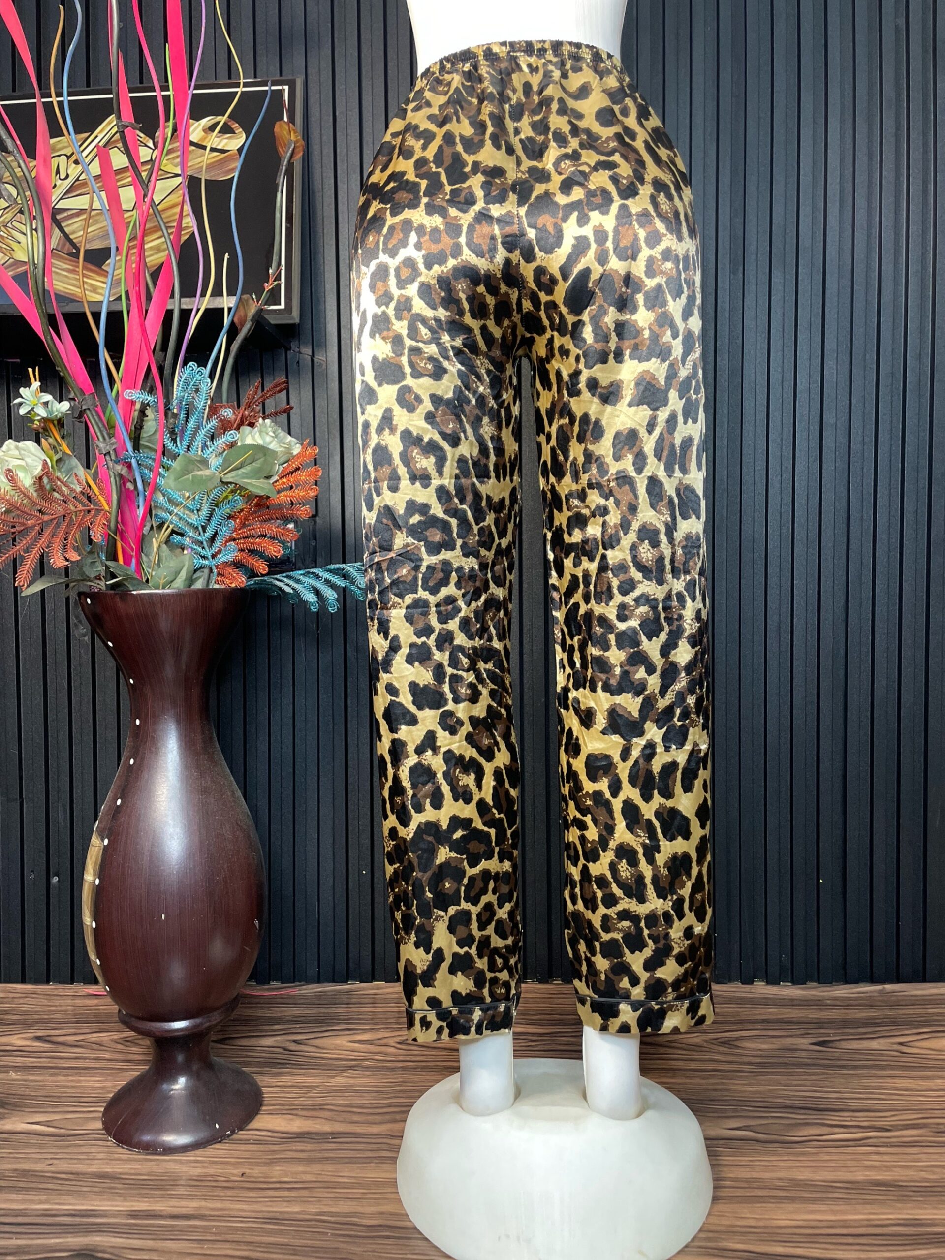Leaopard Print Night Trouser 3 Leaopard Print Night Trouser - Image 3