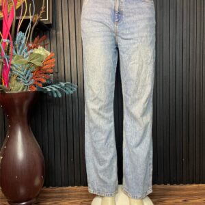 Light Wash Straight Leg Jean