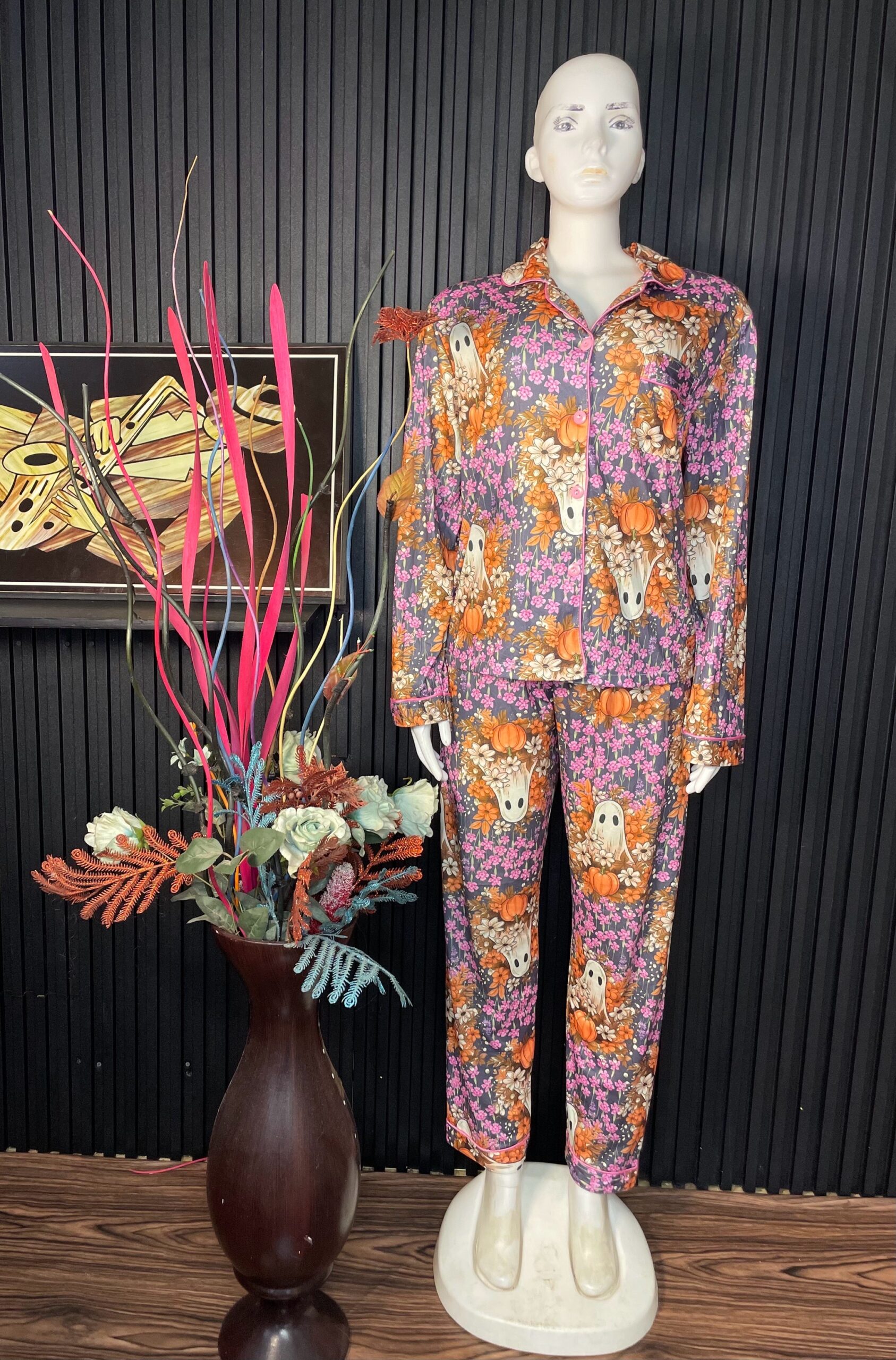 Women’s Halloween Pajama Set 2 Women’s Halloween Pajama Set - Image 2