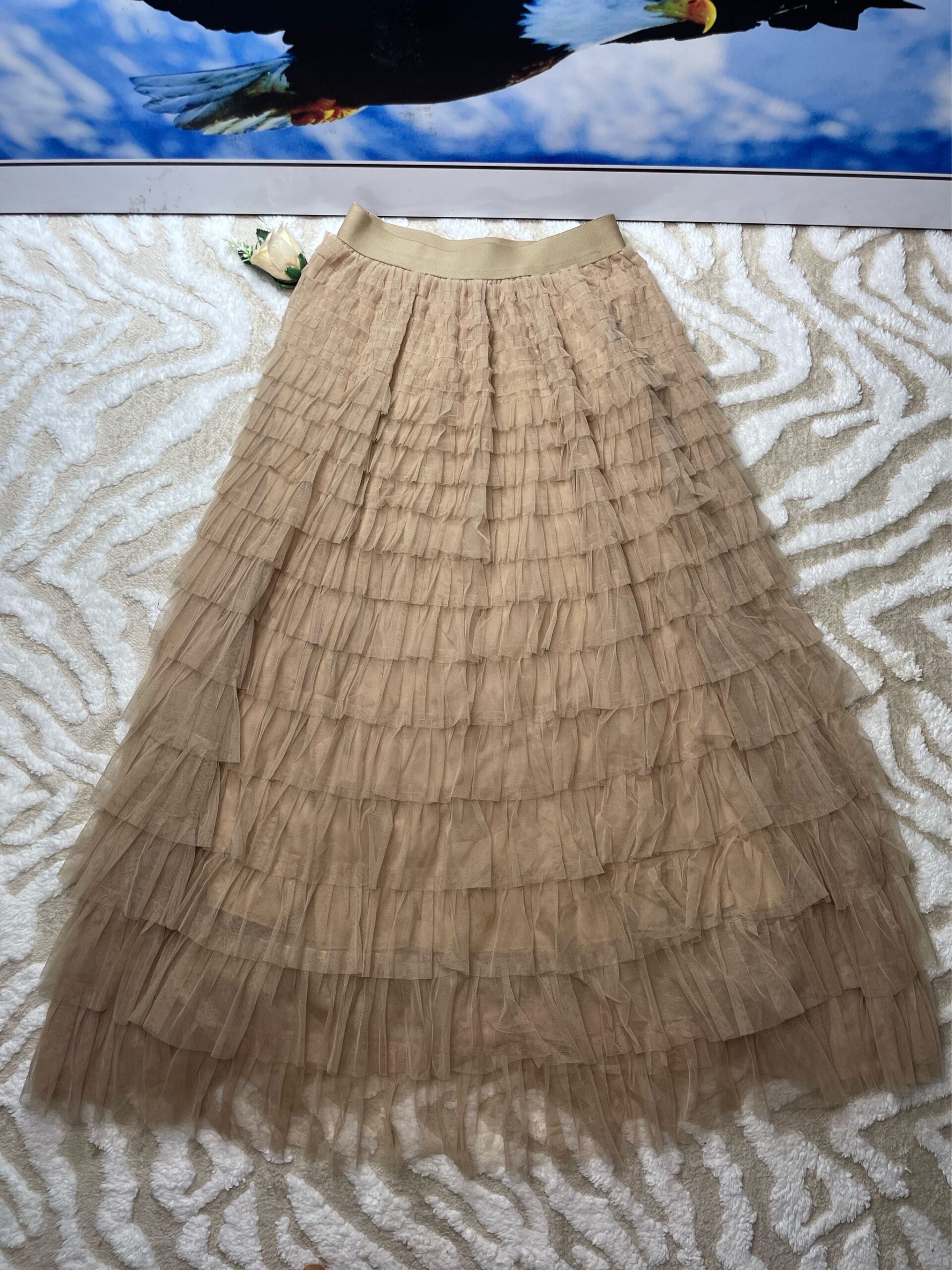 Layered Tulle Maxi Skirt 4 Layered Tulle Maxi Skirt - Image 4
