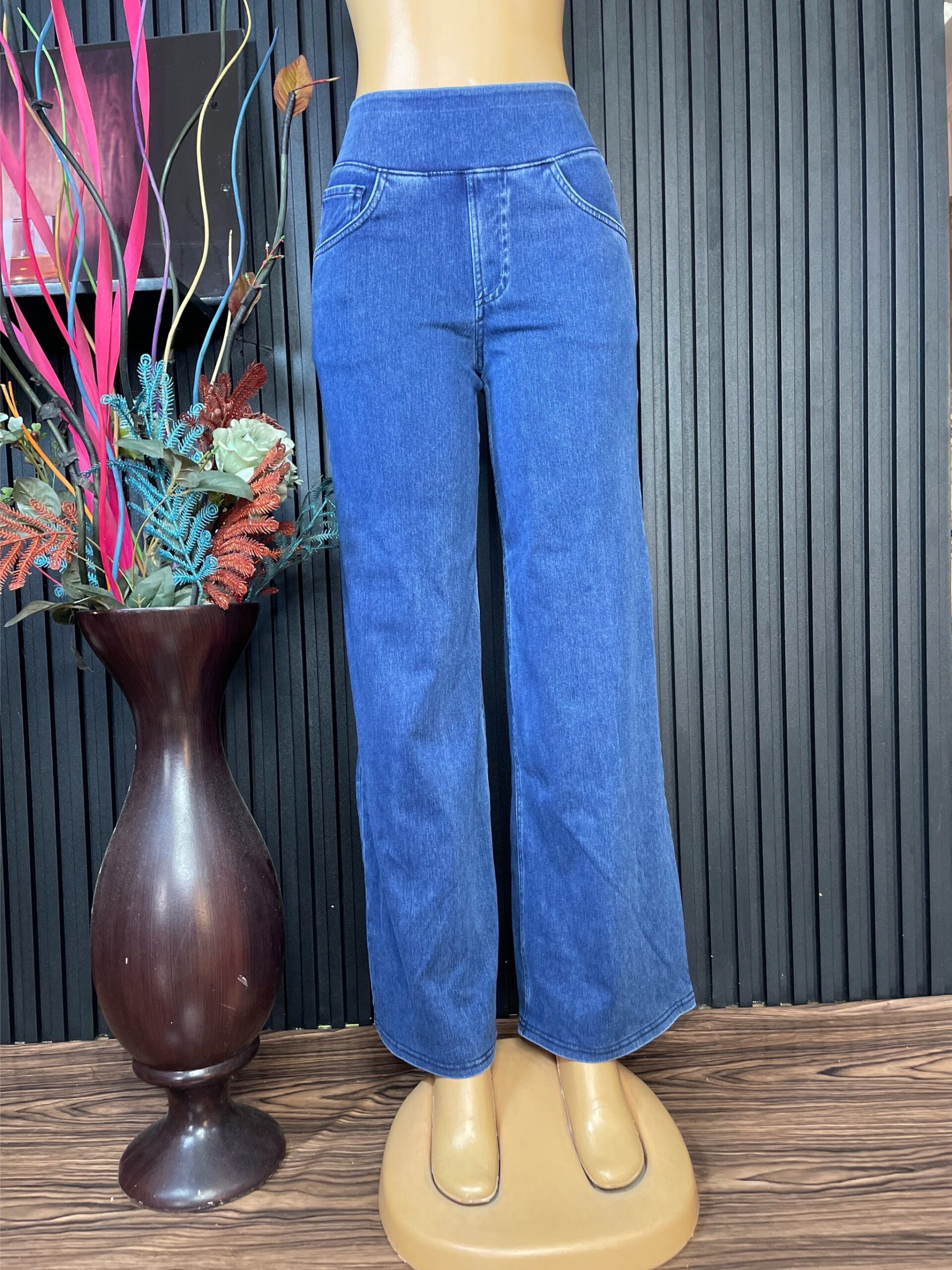 Women’s Stretch Denim Palazzo Pant 1 Women’s Stretch Denim Palazzo Pant