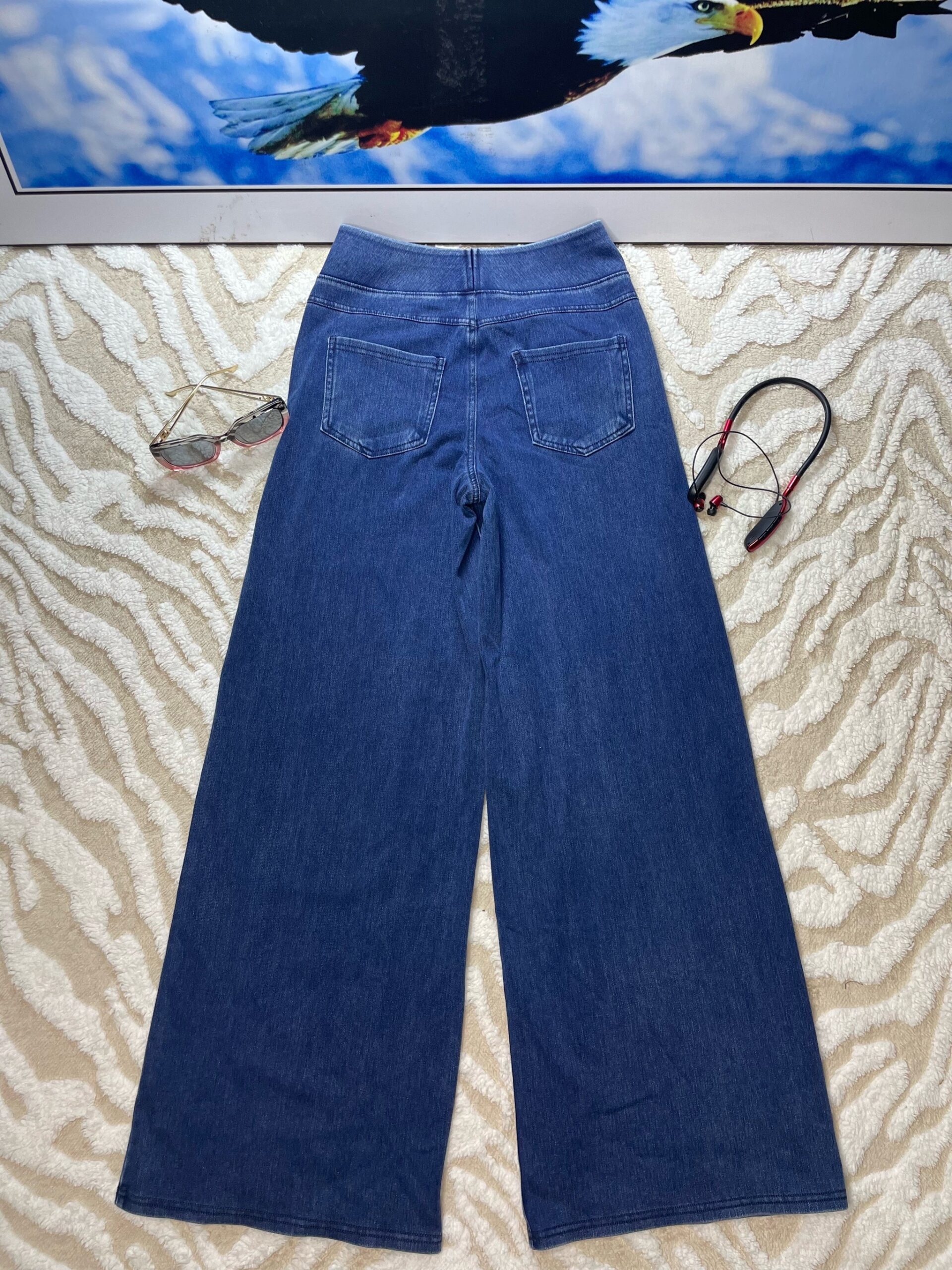 Women’s Stretch Denim Palazzo Pant 3 Women’s Stretch Denim Palazzo Pant - Image 3