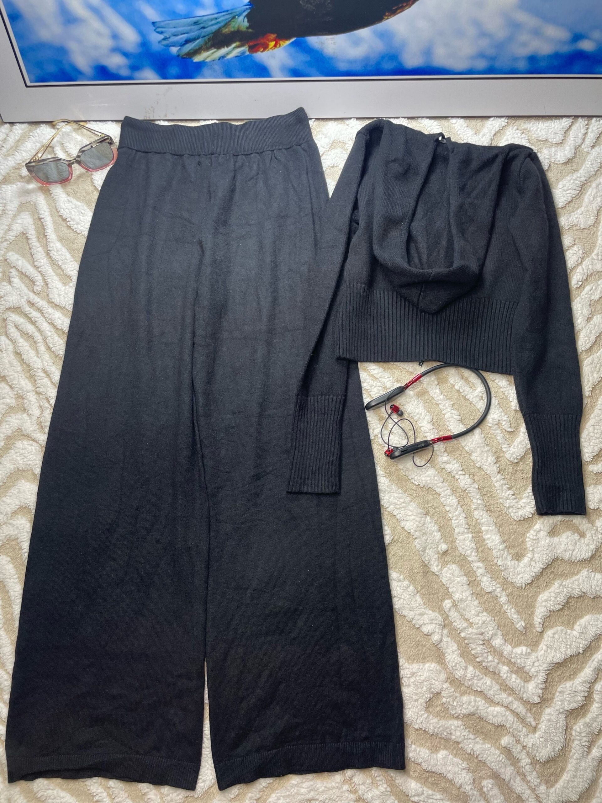 Black Women’s Knit Tracksuits 4 Black Women’s Knit Tracksuits - Image 4