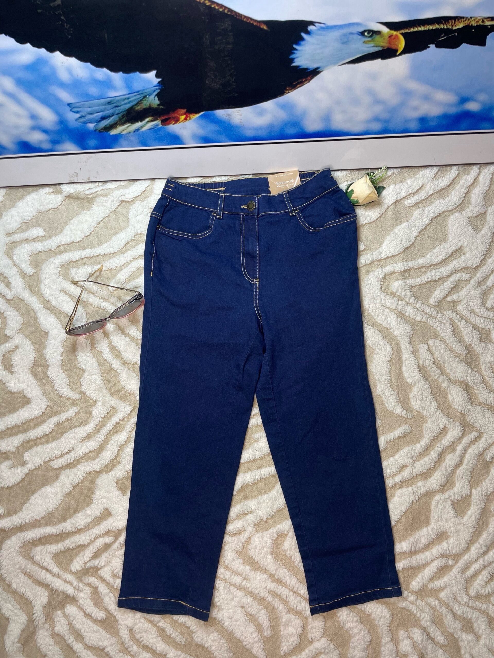 Blue Denim Trouser 2 Blue Denim Trouser - Image 2