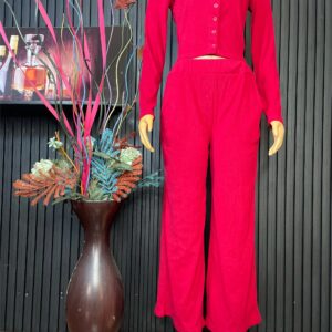 Women’s Red Two-Piece Outfit