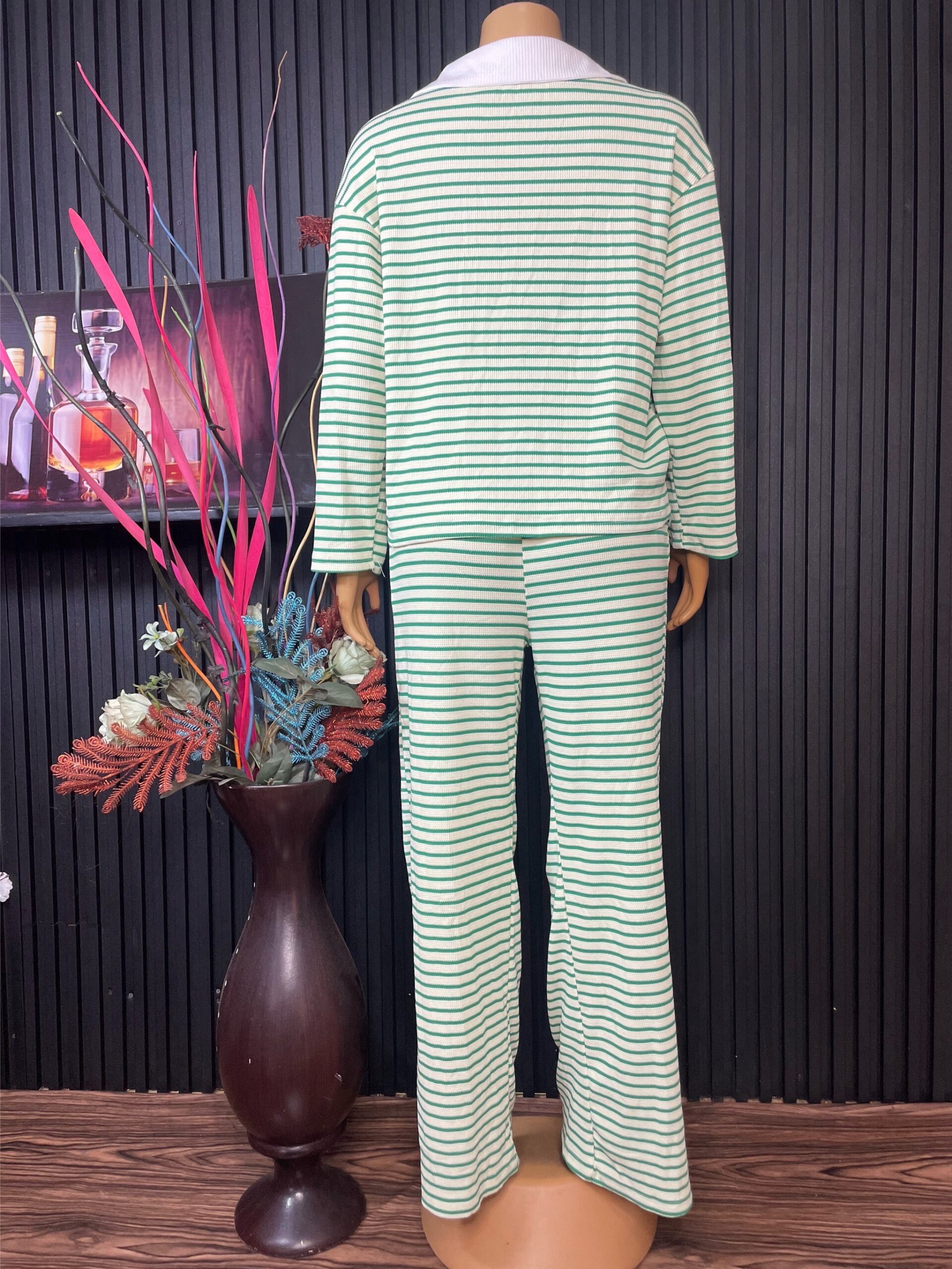 Women’s Striped Lounge Set 3 Women’s Striped Lounge Set - Image 3